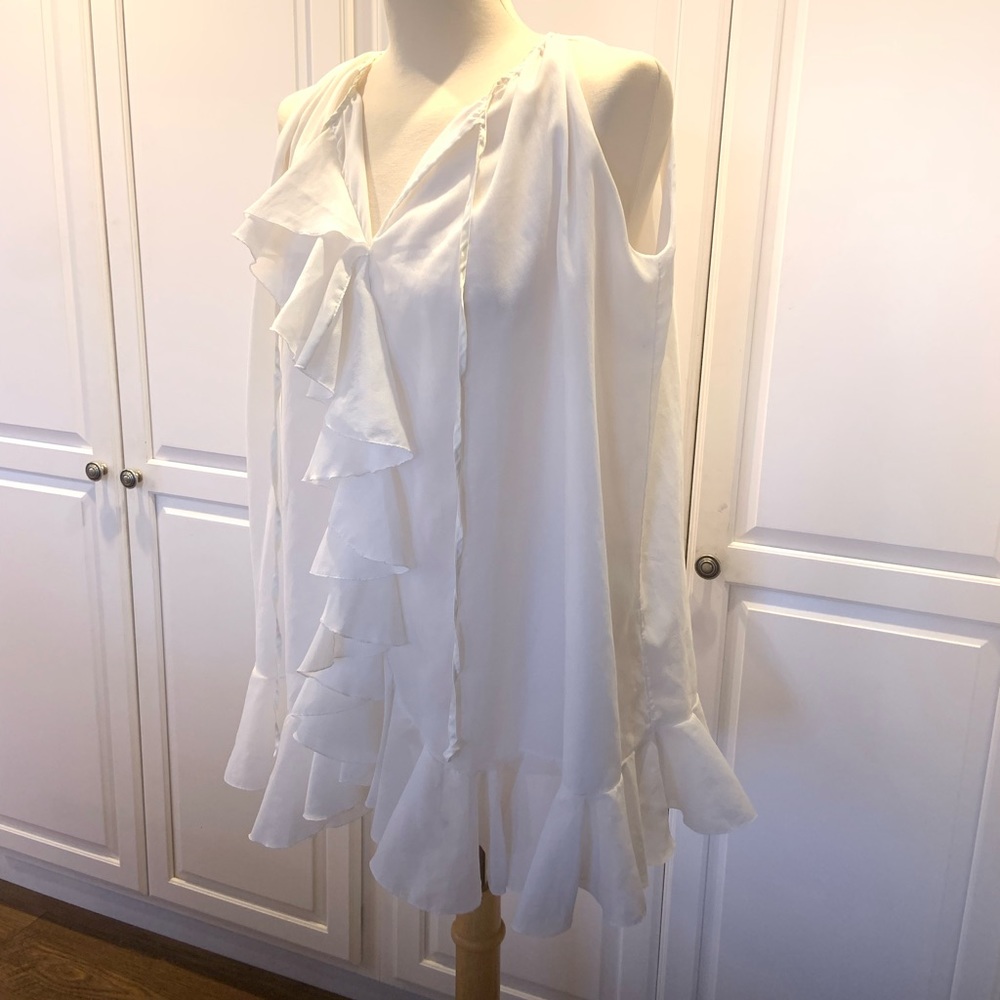 Vintage Sak’s Fifth Avenue Chiffon Babydoll Shorty Nightie Trapeze Style 1970’s